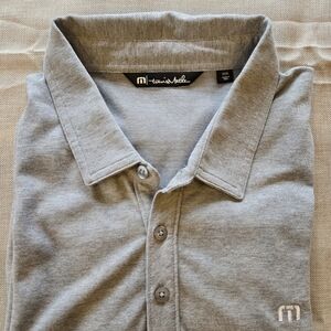 NWOT Travis Mathew Light Gray Polo Golf Shirt 3XL